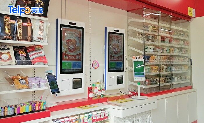 美宜佳便利店使用天波自助收银机