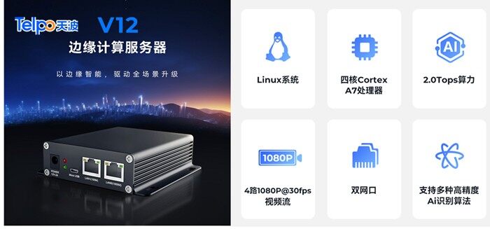 天波边缘计算服务器边缘计算盒子V12
